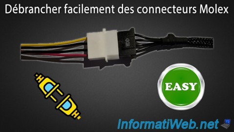 Débrancher facilement des connecteurs Molex