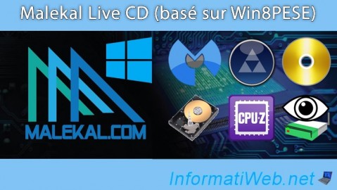 Présentation des fonctionnalités de Malekal Live CD (Win8PESE)