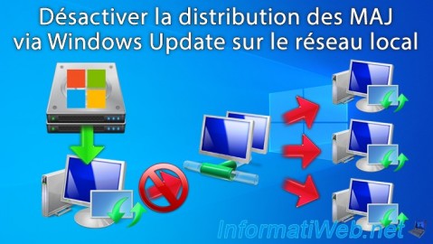 Désactiver la distribution des MAJ via Windows Update sur le réseau local sous Windows 10